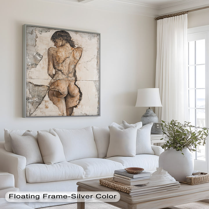 Cracked Grace – Figurative Nude Oil Painting