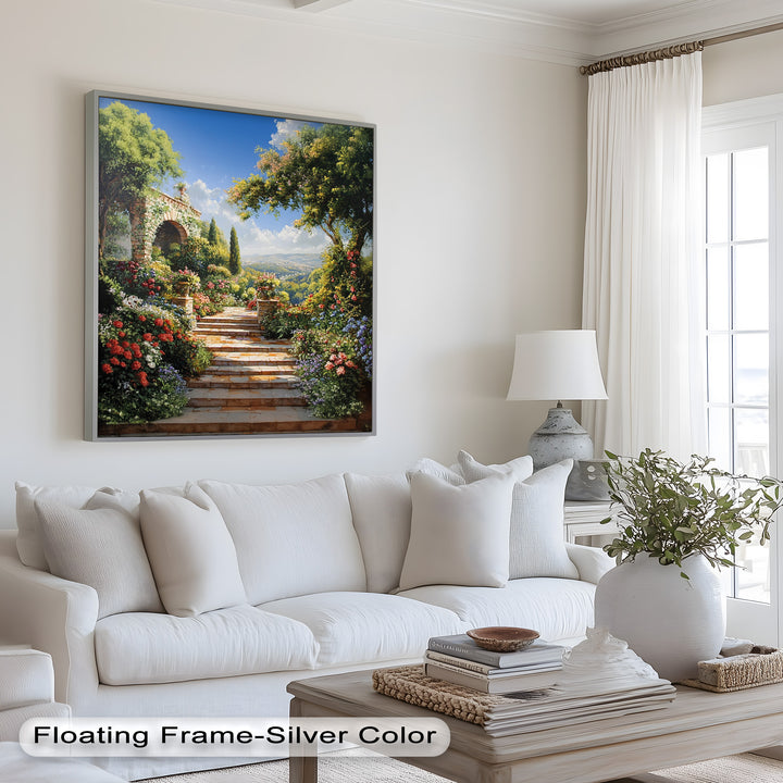 Garden of Eternal Bloom – Renaissance Oil Painting