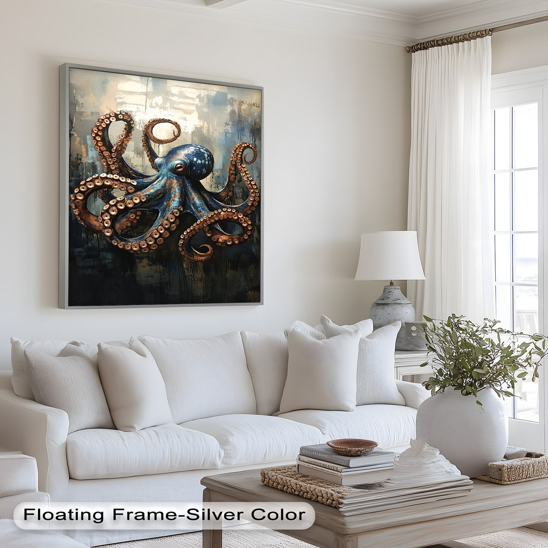 Deep Sea Octopus - Animal Oil Painting