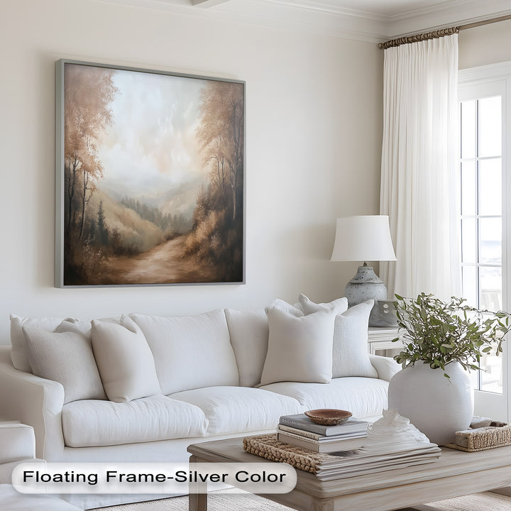 Forest Path – Framed Landscape Oil Painting
