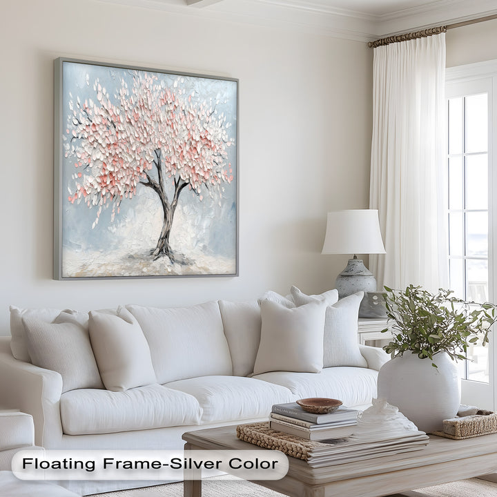 Blossoming Cherry Tree – Floral Oil Painting