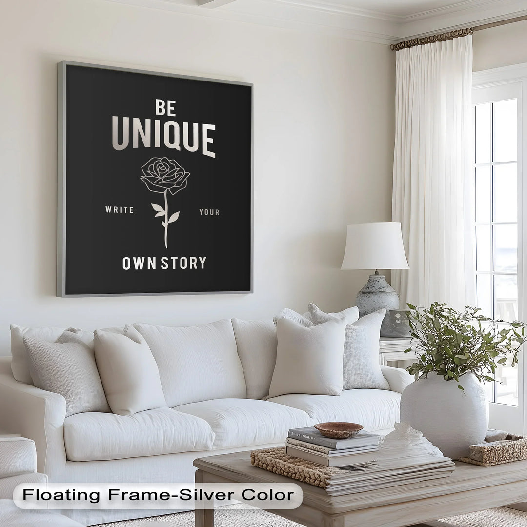 Be Unique – Inspirational Oil Painting - MyPhotoStation