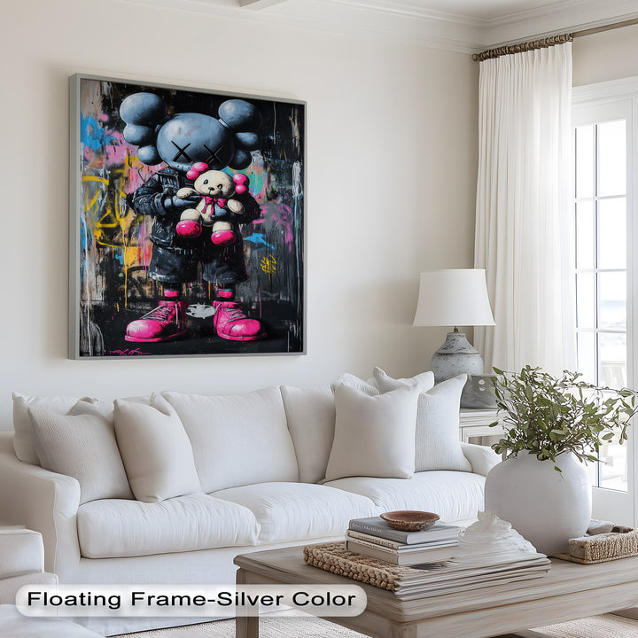 Embrace the Chaos – KAWS Oil Painting