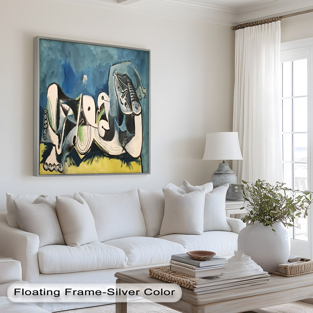 Reclining Abstraction – Picasso Nude Oil Painting