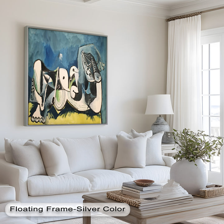 Reclining Abstraction – Picasso Nude Oil Painting