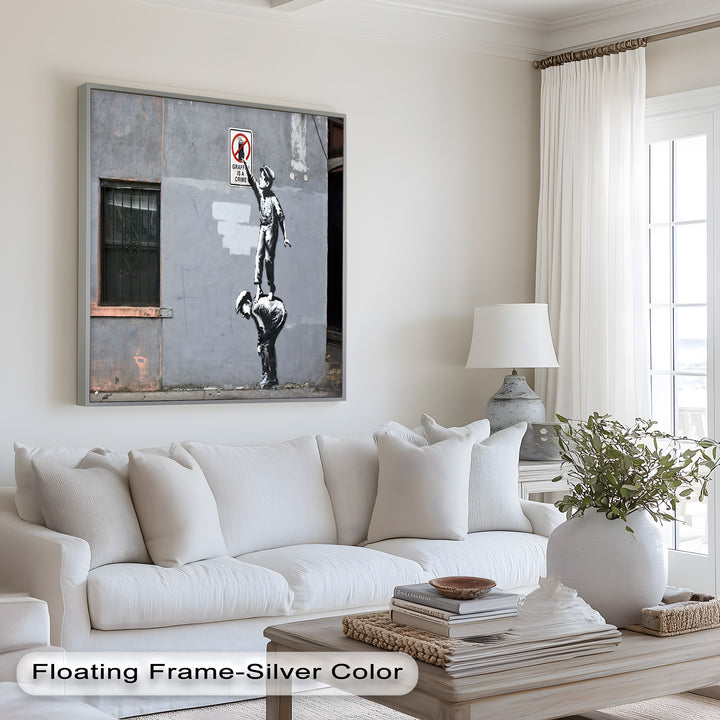 Climb for Expression – Banksy Oil Painting