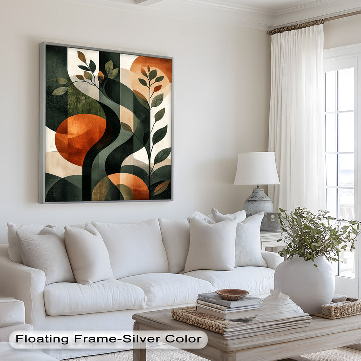 Twilight Grove – Abstract Botanical Oil Painting