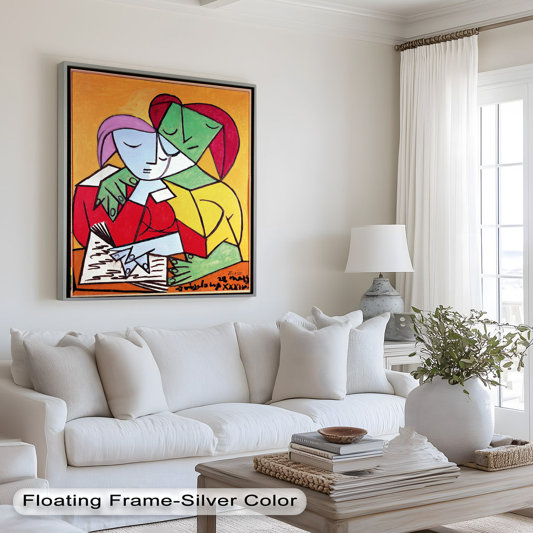 Harmony in Study – Embrace of Minds Picasso Oil Painting