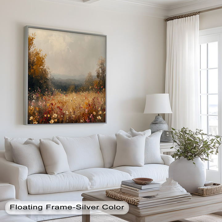 Classic Wildflower Art – Timeless Floral Oil Painting