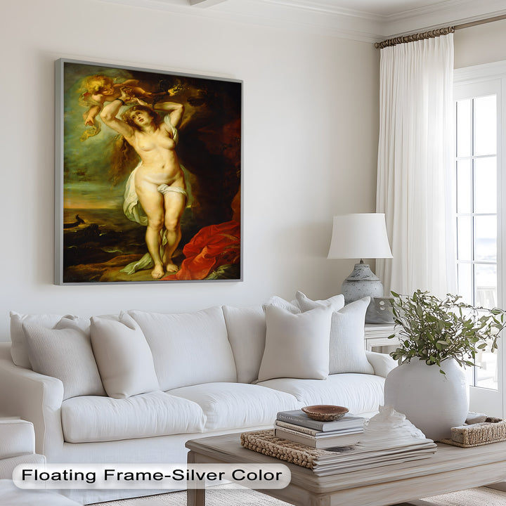 Andromeda Bound – Mythological Renaissance Nude Oil Painting