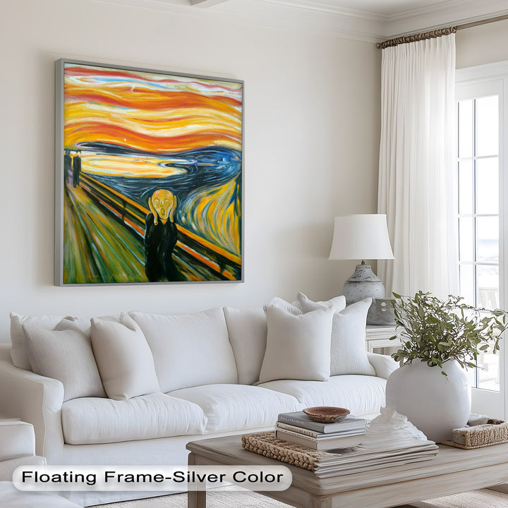 Echo of the Void – Expressionist Angst Picasso Oil Painting
