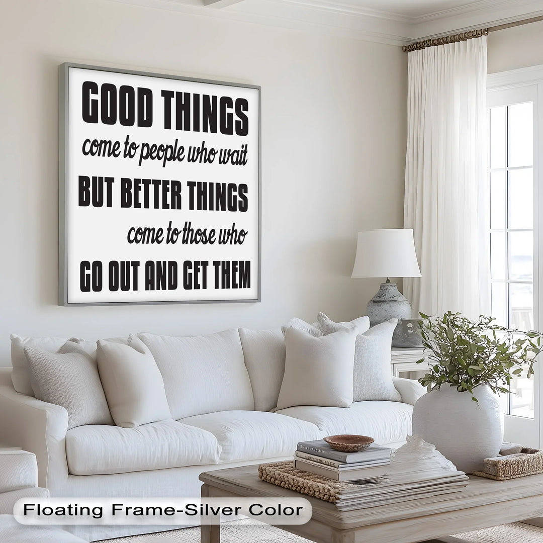 Good Things Come to People Who Wait – Oil Painting - MyPhotoStation