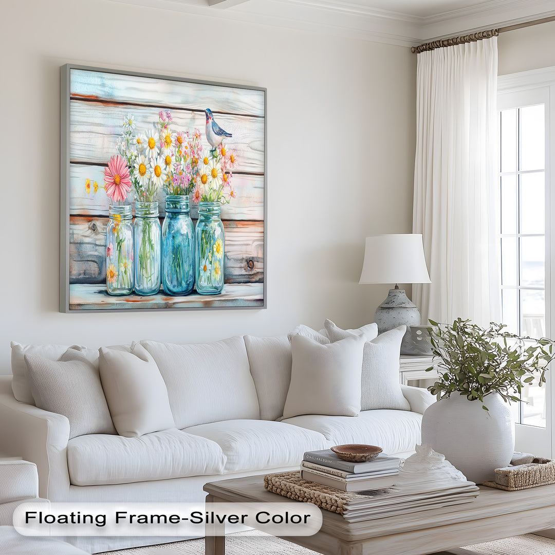 Flower Jars – Modern Oil Painting