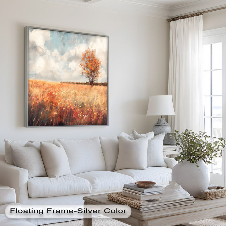 Vintage Autumn Fall – Landscape Oil Painting