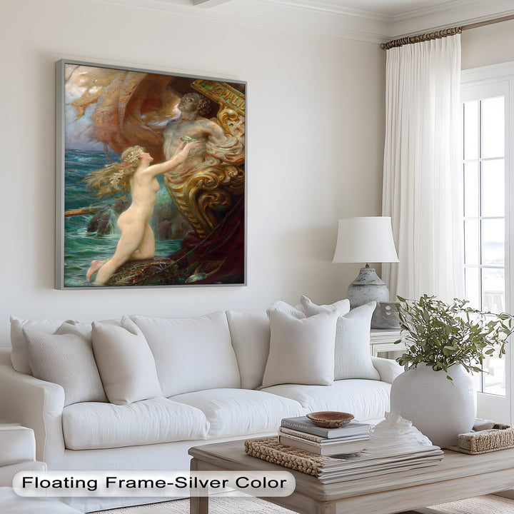 Galatea’s Awakening – Mythological Nude Oil Painting