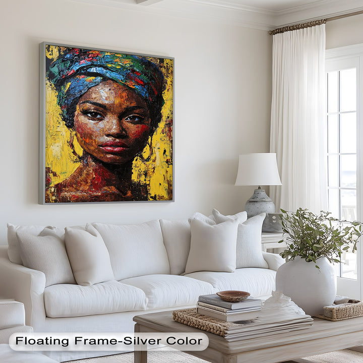 Radiant Soul – Bold Portrait Oil Painting in Fauvist Style