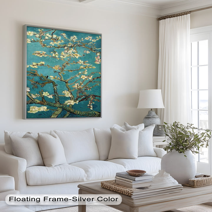 Spring Reverie – Blooming Almond Branches Flower Oil Painting