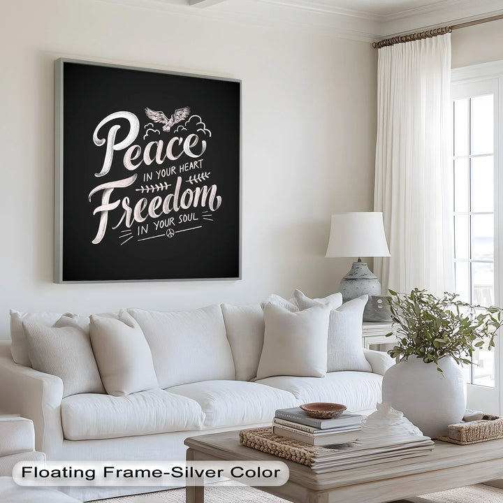 Peace and Freedom Wall Art – Oil Painting - MyPhotoStation