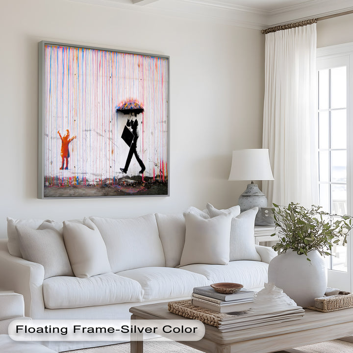 Colorfall Dissonance – Banksy Oil Painting