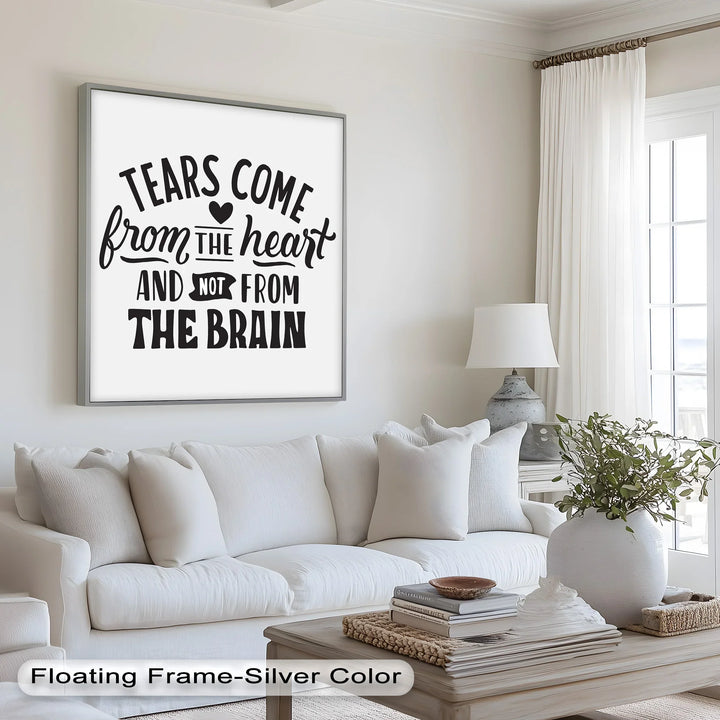 Tears Come from the Heart – Monochrome Oil Painting - MyPhotoStation
