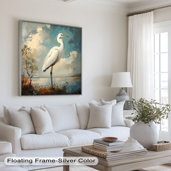 Grace of the Marshlands – Animal Oil Painting