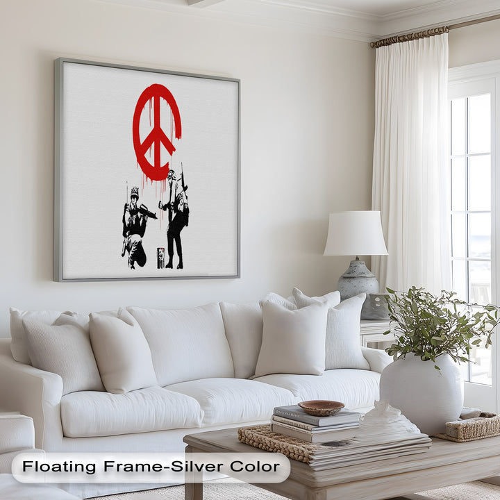 Peace Spray – Banksy Oil Painting