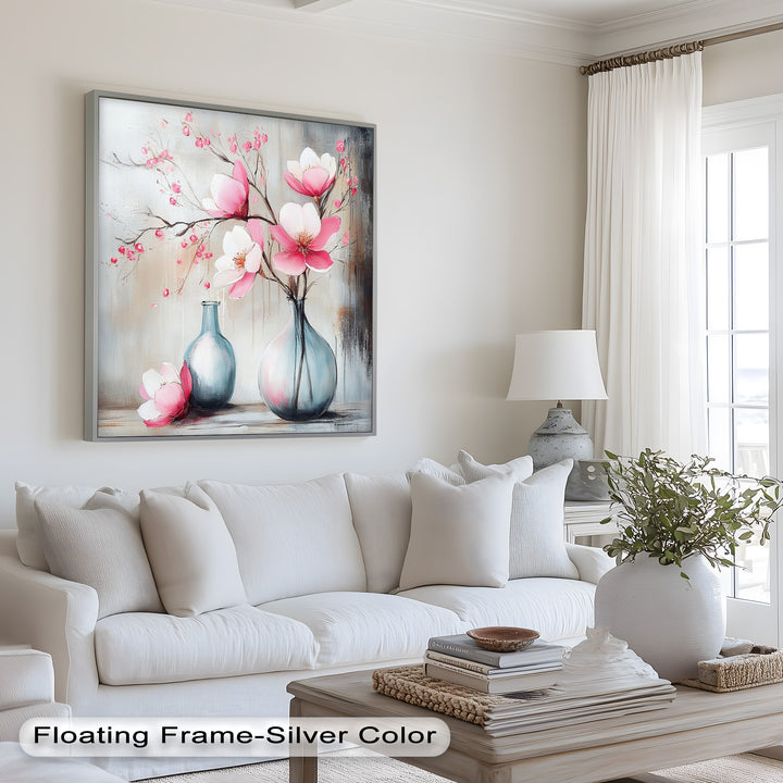 Soft Pink Magnolia - Flower Oil Painting