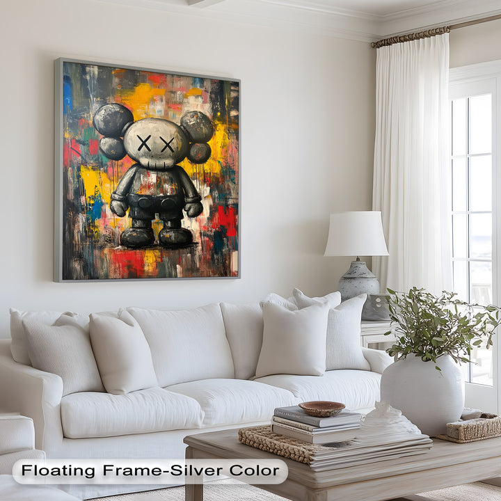 Urban Grit – KAWS Companion Oil Painting