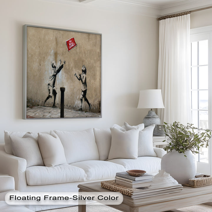 No Ball Games – Banksy Oil Painting