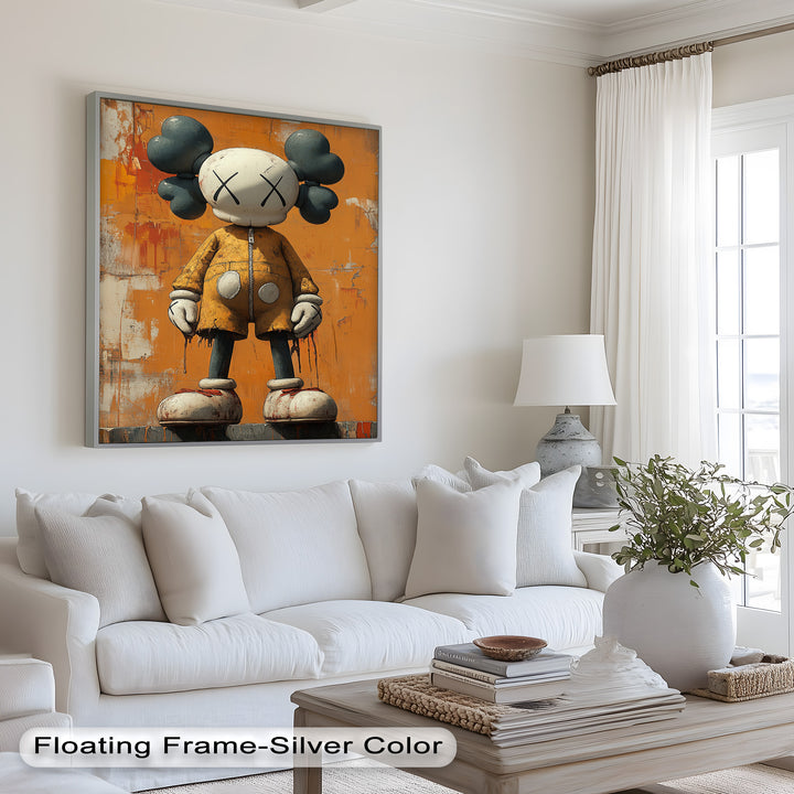 Rust Rebellion – KAWS Begleitölgemälde