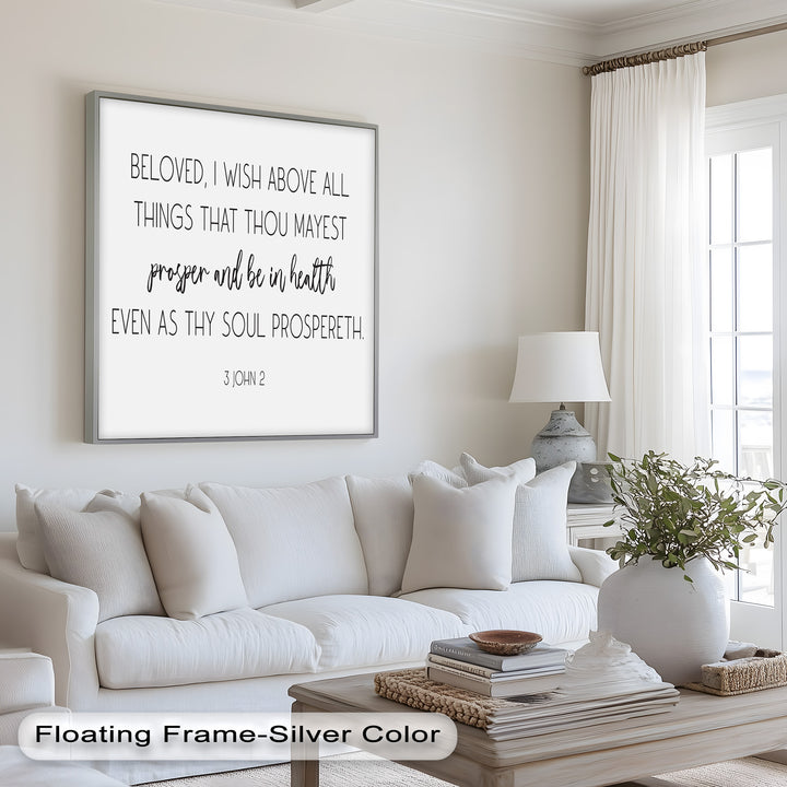 3 John 2 Wall Art – Christian Bible Oil Paintings