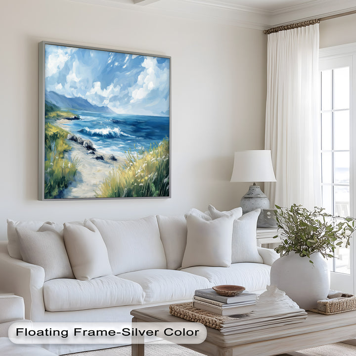 Ocean Breeze – Seaside Landscape Oil Painting