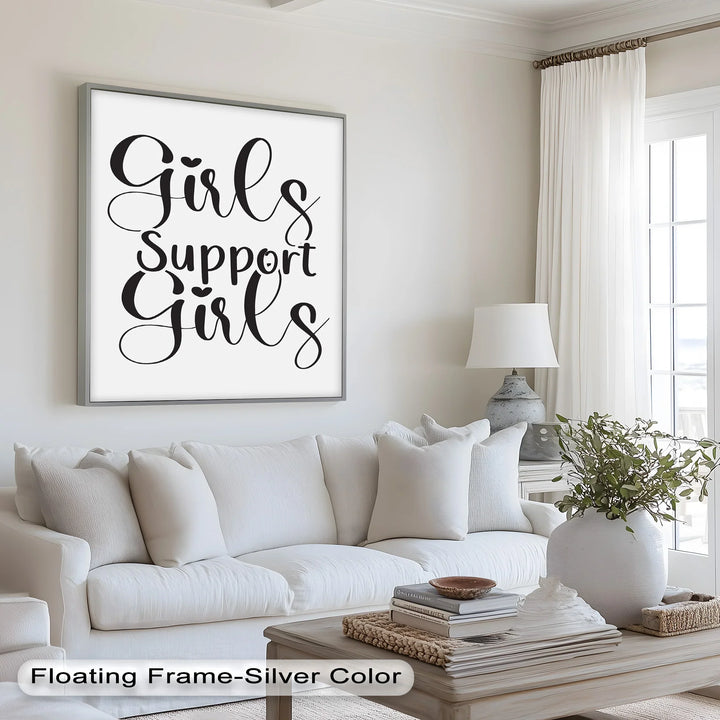 Girls Support Girls – Oil Painting - MyPhotoStation