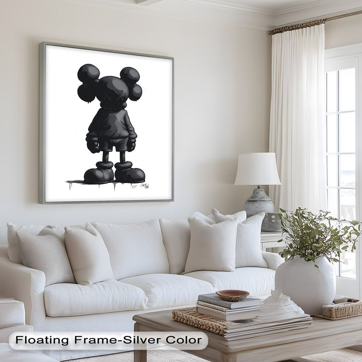 Schattenform Stille – KAWS Ölgemälde