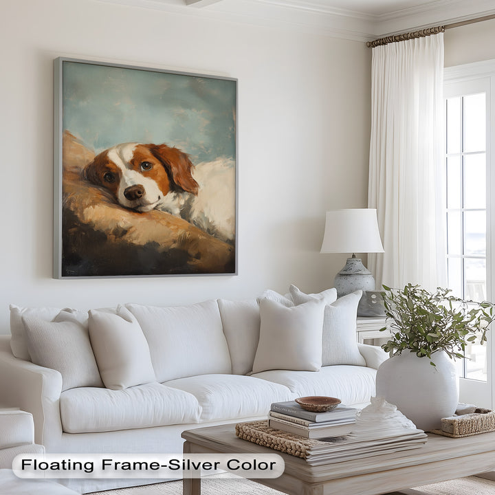 Resting Soul – Loyal Dog Animal Oil Painting