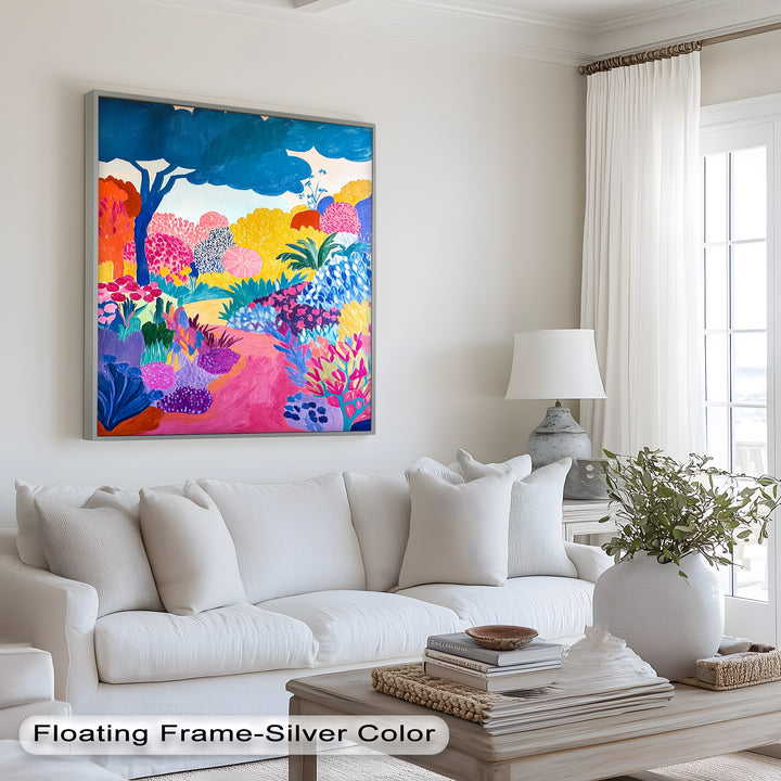Dreamy Garden Path - Modern Oil Painting