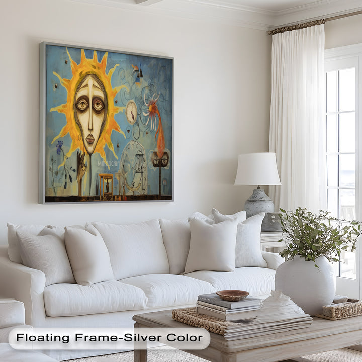 Solar Reverie – Surreal Dreamscape Picasso Oil Painting