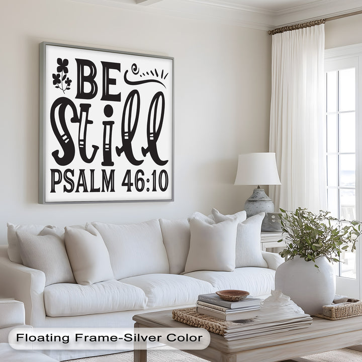 Sei still – Psalm 46:10 Bibel Bibel Ölgemälde