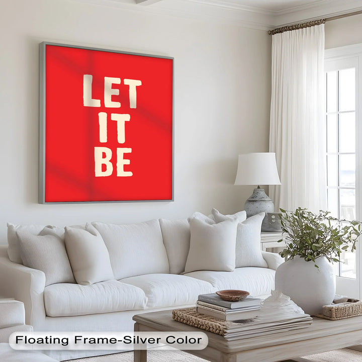 Let It Be – Red Oil Painting - MyPhotoStation