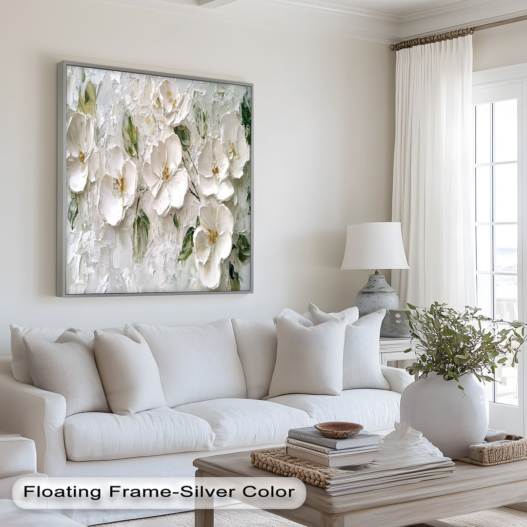 White Flower – Botanical Oil Paintings