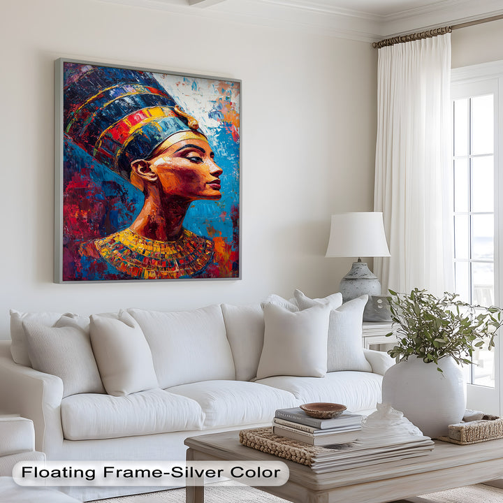 Fauvist Queen – Royal Profile Oil Painting