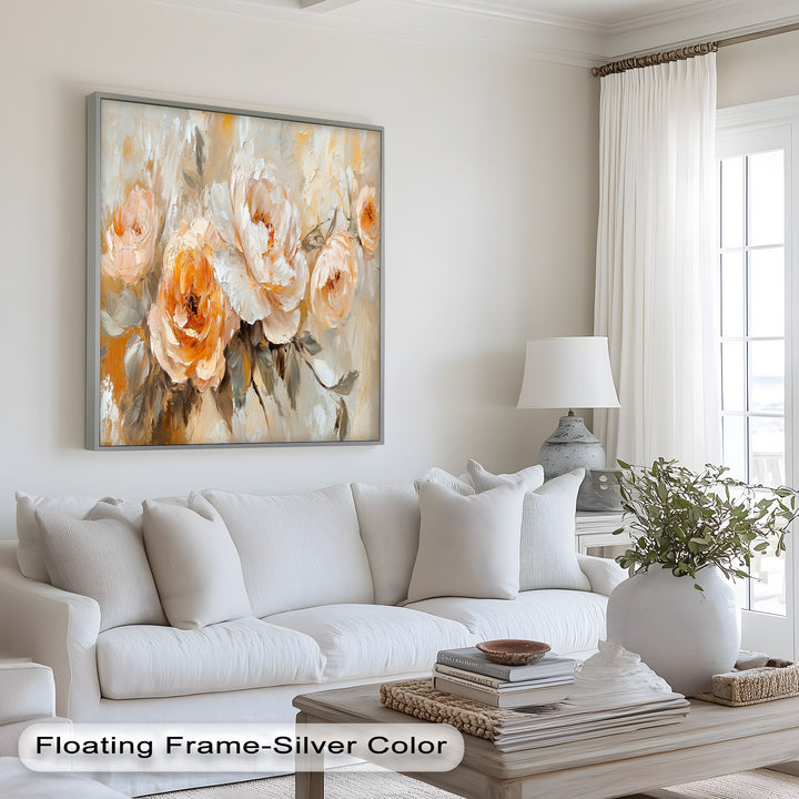 Peony Flowers – Botanical Oil Painting