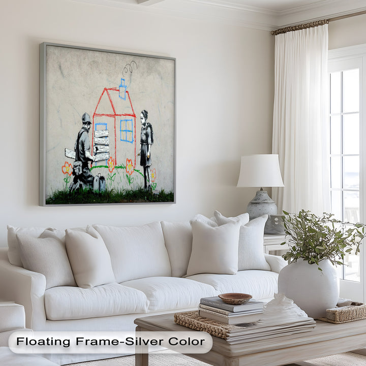 Boarded Dreams – Banksy Oil Painting