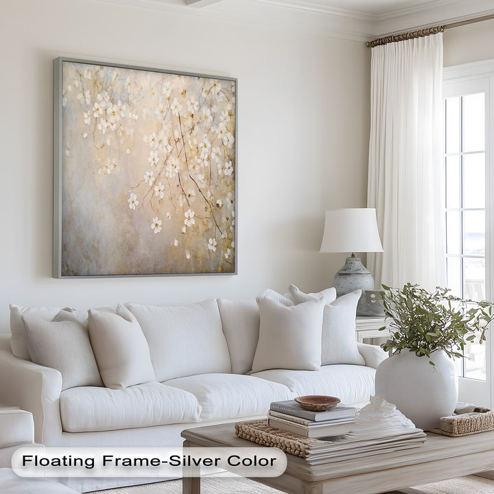 Delicate Blossom Branch – Floral Oil Paintings