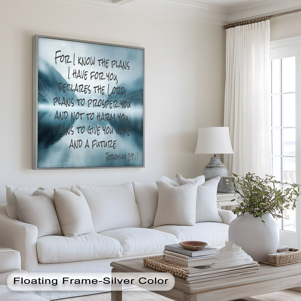 Divine Plans – Inspirational Christian Artwork with Scripture
