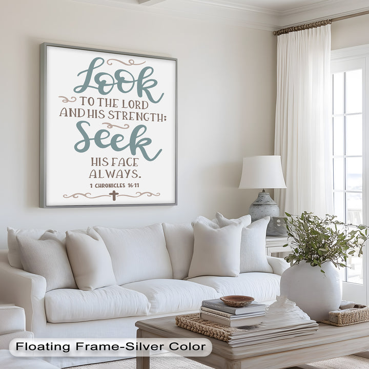 Seek His Face Always – 1 Chronicles 16:11 Oil Painting