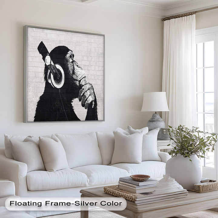 Contemplative Chimp – Banksy Oil Painting