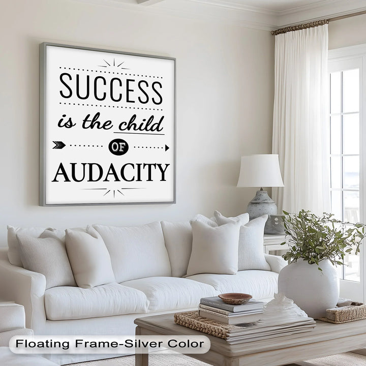 Success Is the Child of Audacity – Modern Oil Painting - MyPhotoStation