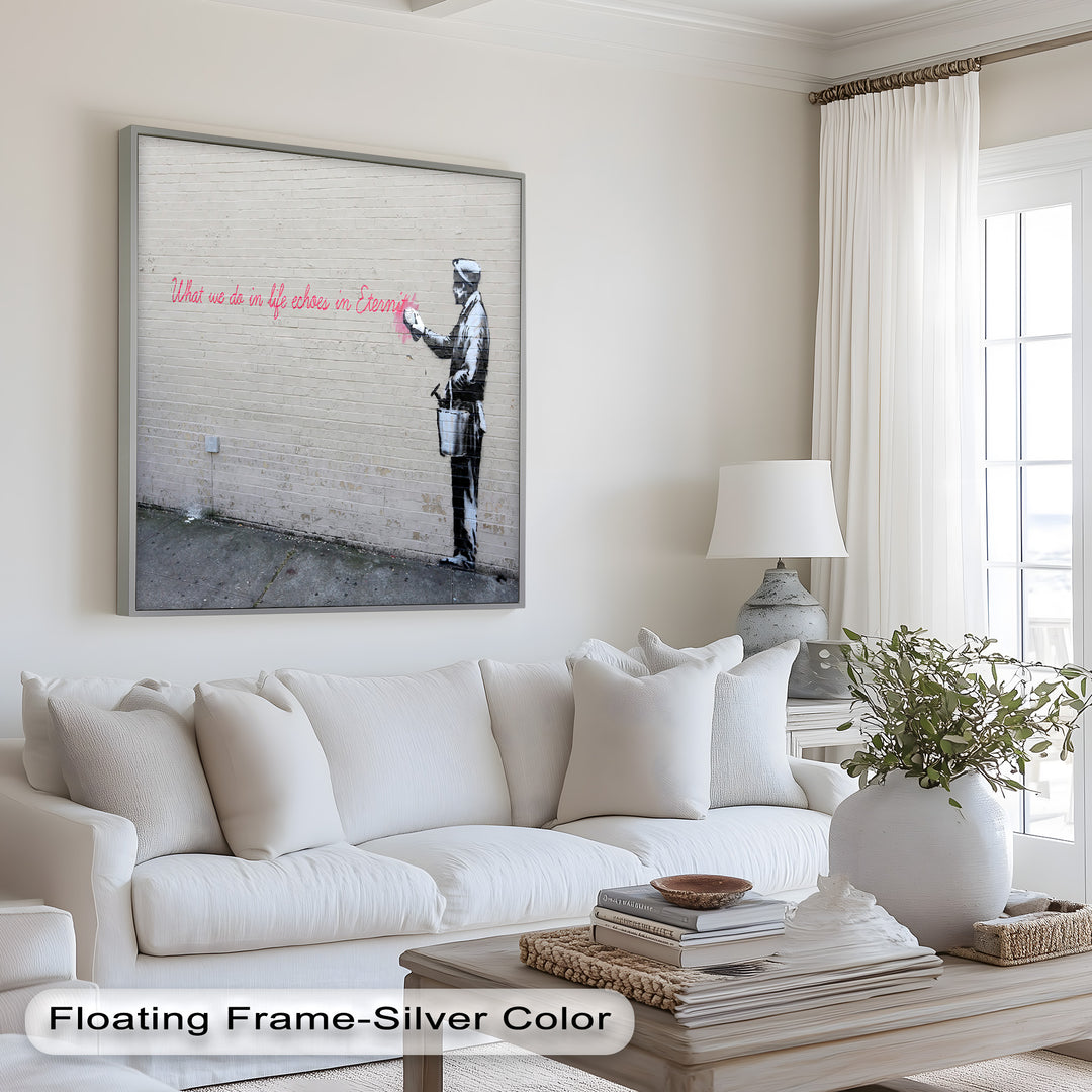 Echoes in Eternity – Banksy Oil Painting