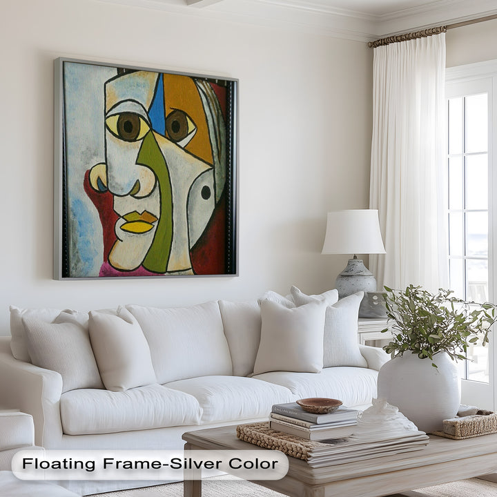 Fragmented Persona – Geometric Abstract Picasso Oil Painting